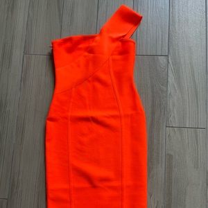 Orange Bodycon Dress